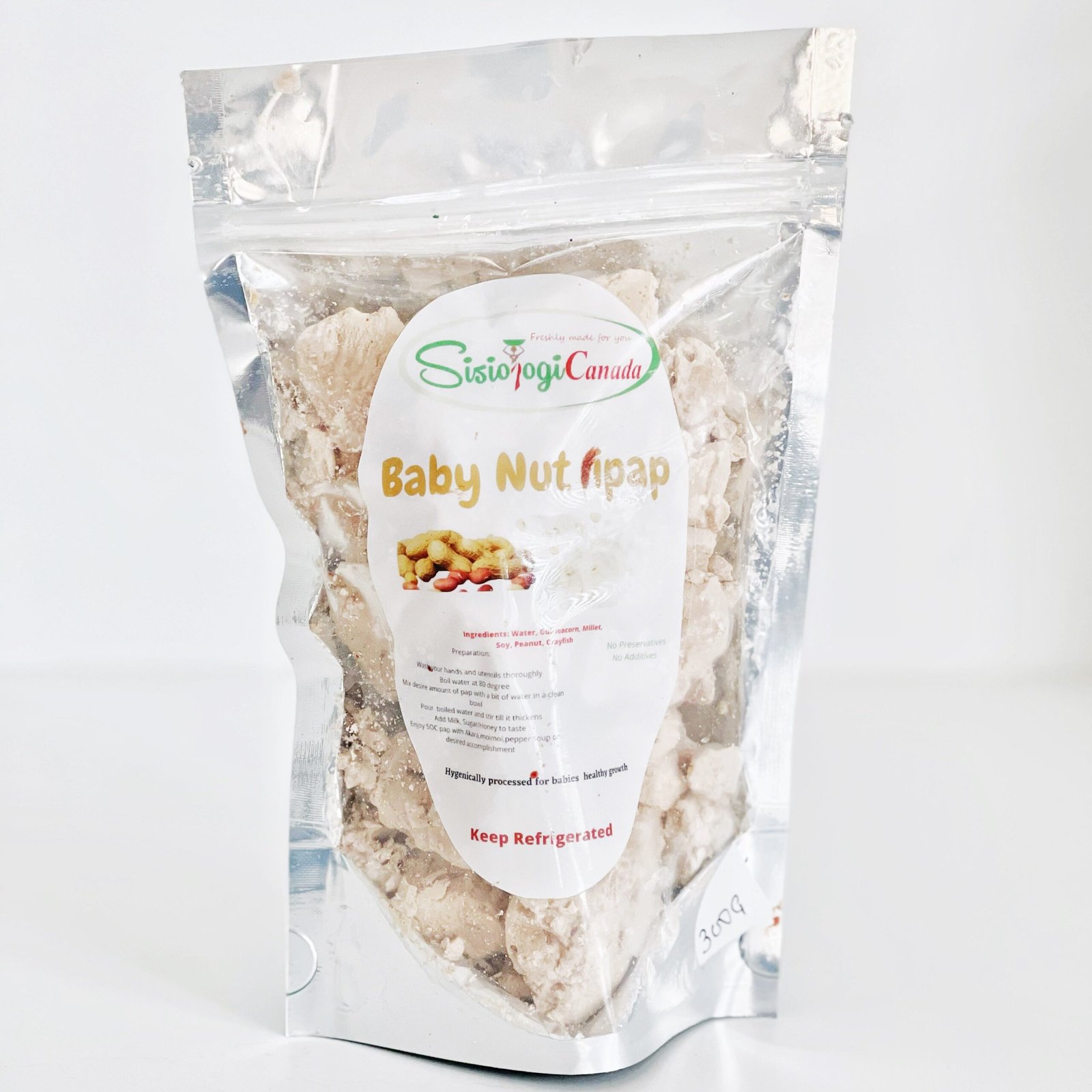 BabyNutriPap_Mychopchop_1onlineafricangrocerystoreincanada.jpg SOC Baby Nutri Pap- 300g ( Contains Peanuts) - Image 1