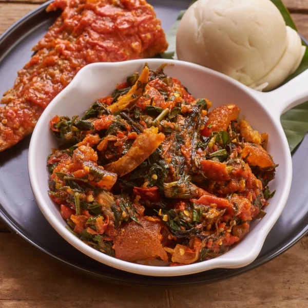 Poundo and Ẹfọ riro
