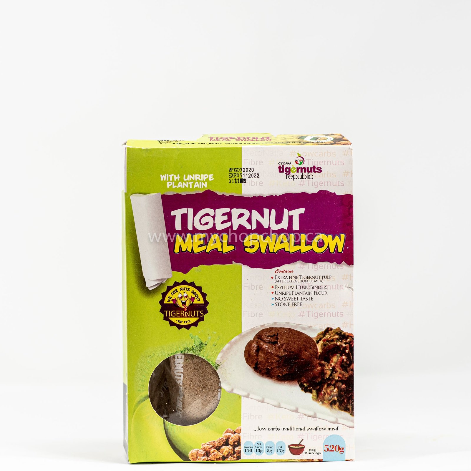 mychopchop-2021-best-numberone-african-online-grocer-canada-delivery-toronto-0012.jpg Tigernut Meal + Unripe plantain Swallow ( Imperfect chops) - Image 1