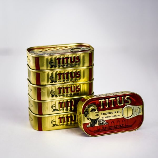 Titus Sardines in Vegetable Oil - Quick Meal Canned Fish