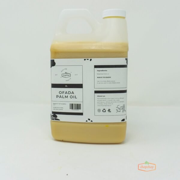 Ofada Palm Oil (Bleached Palm oil) - 1L