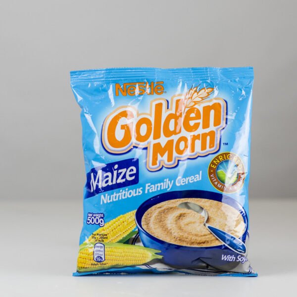 Golden Morn Cereal - Nigerian Maize & Soya Breakfast Cereal - 300g
