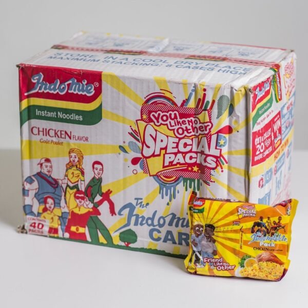 Indomie - ( 70g X 80 packs) - Double Regular Size - chicken flavour