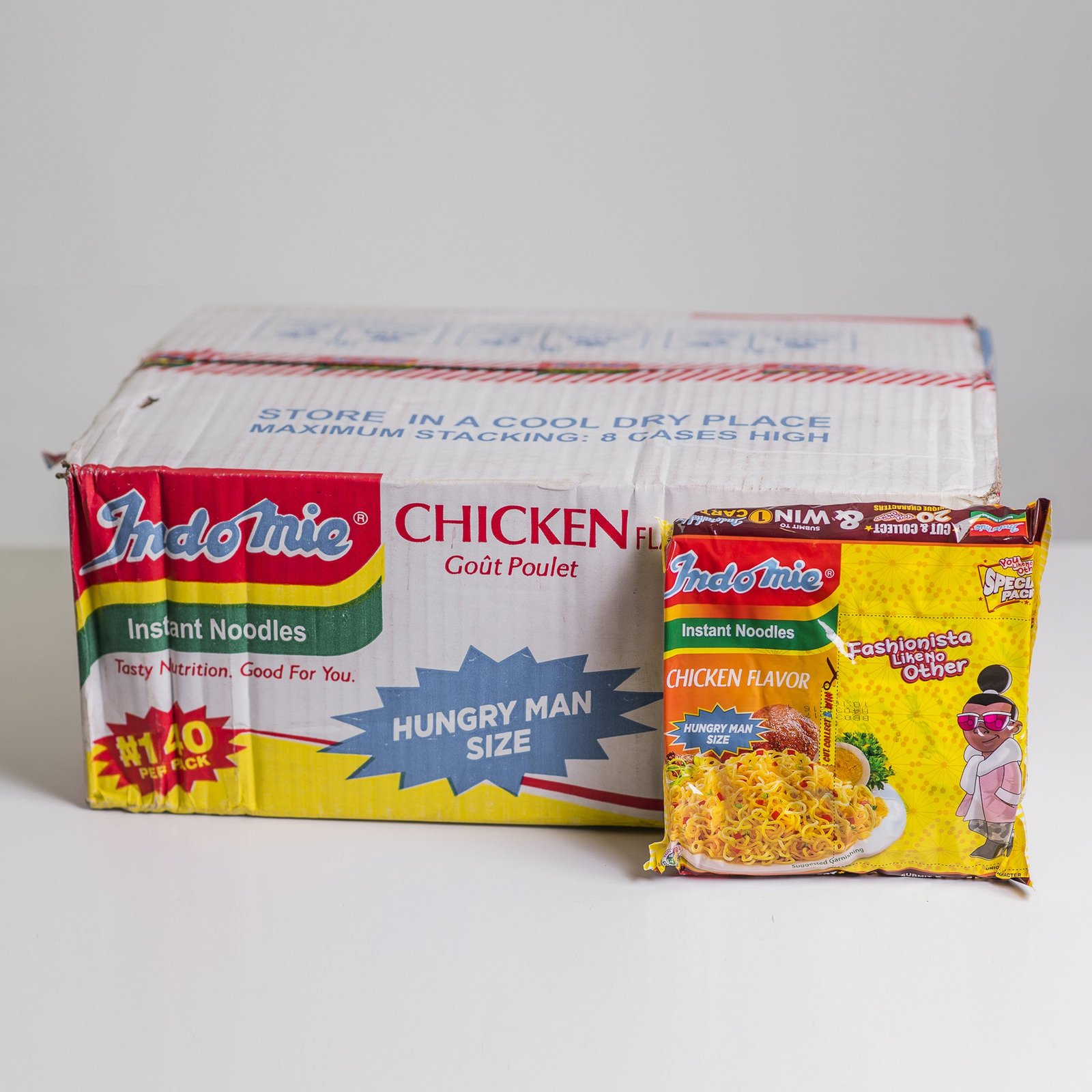 mychopchop-product-onlineafricangrocerystore-canada-1094.jpg Indomie noodles - (180 gX 24packs)- Hungry man size - Chicken Flavor - Image 1